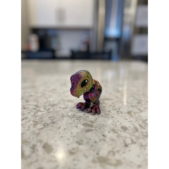 Crystal Winged Dragon with Egg 3D Printed & Baby Dinosaur Toy - Picture 6 of 8